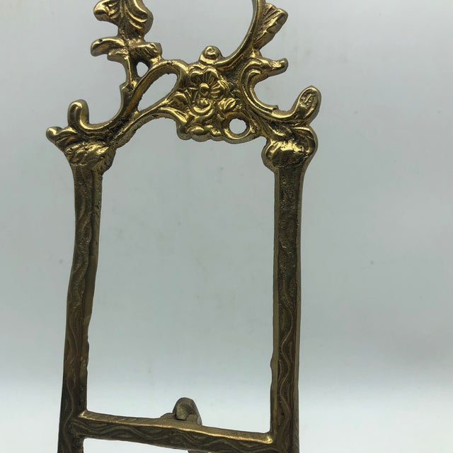 Antique Brass Plate Stand Chairish