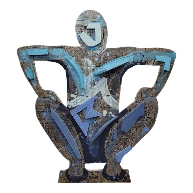 1980s Modern Wall Sculpture by Martha a Holt For Sale