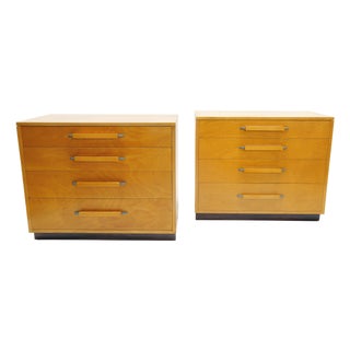Rare Pair of Eliel & Pipsan Saarinen Chests for Johnson Furniture, 1940s For Sale