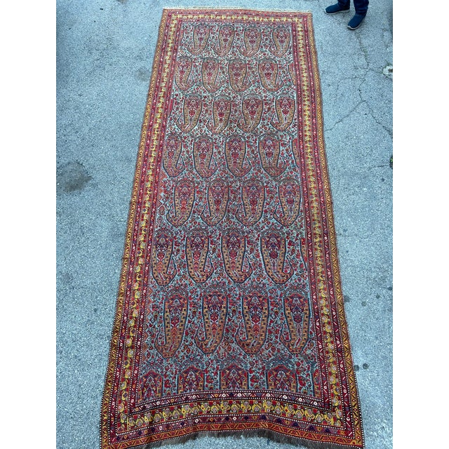 1880s Ghahgahi Paisley Wool Rug For Sale - Image 12 of 12