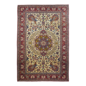 Antique Persian Isfahan Rug 6'11'' X 10'0''