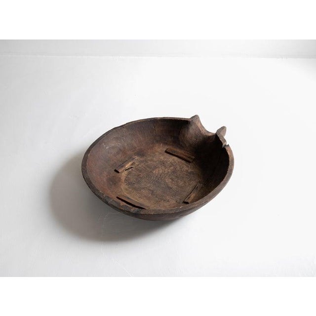 Japanese Early 20th Century Japanese Katakuch Wood Bowl / Mingei Wabisabi For Sale - Image 3 of 12