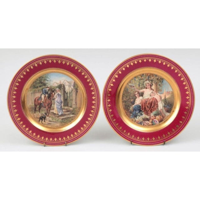 Set of Twelve Late 19th Century Royal Vienna Plates For Sale - Image 4 of 8
