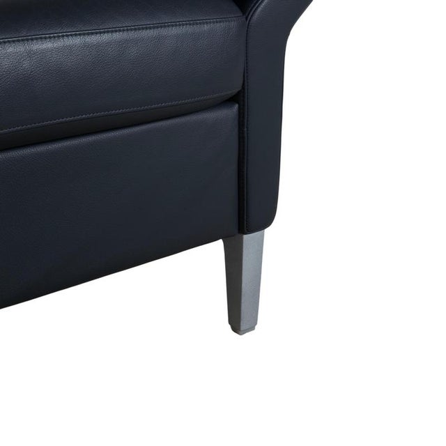 Model 3300 3-Seater Sofa in Black Leather from Rolf Benz For Sale - Image 6 of 12
