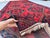 Turkmen Tribal Red Afghan Hand-Knotted Wool Runner - 5'1" X 13' For Sale - Image 10 of 11