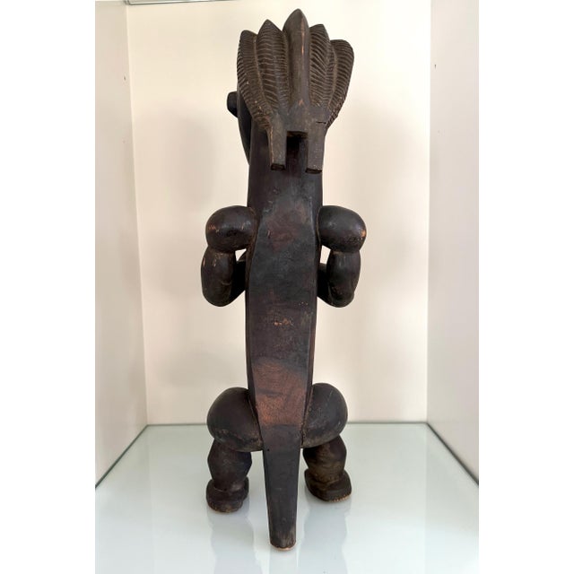 Mid 20th Century African Fang Reliquary Wood Figurative Statue Gabon For Sale In Atlanta - Image 6 of 16