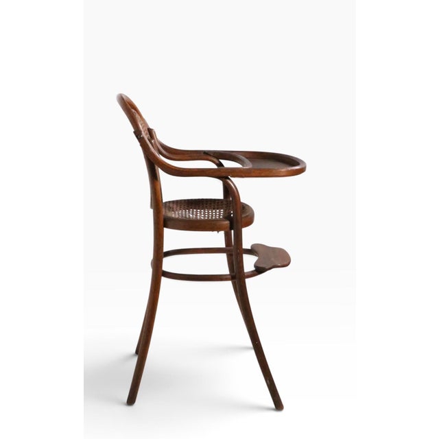 Antique Bentwood Highchair Att. To Thonet For Sale - Image 9 of 15