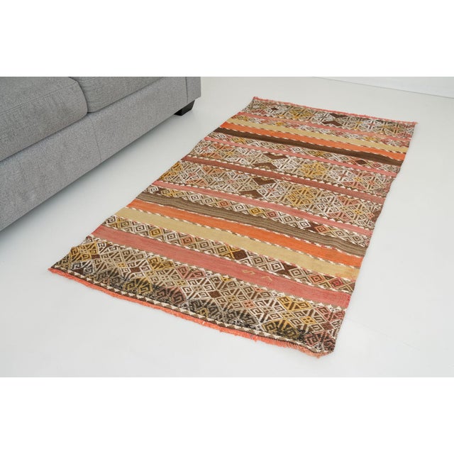 Textile Mid 20th Century Authentic Turkish Nomadic Home Decor For Sale - Image 7 of 9