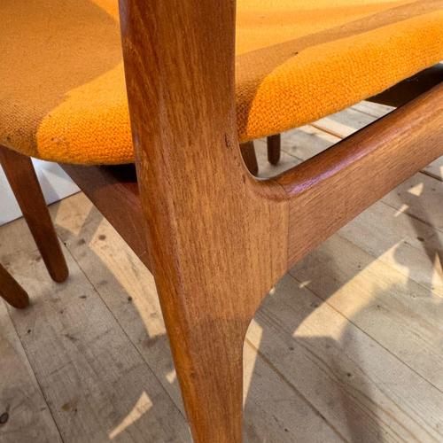 Wood Vintage Armchairs by Erik Buch, 1960s, Set of 6 For Sale - Image 7 of 8