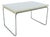 Mid-Century Bauhaus Dining Table in Tubular Chrome and Wood, 1980s For Sale
