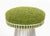 Set of Four Arthur Umanoff (American, 1923-1985) for Contemporary Shells Bar Stools, boucle upholstered seats on chromed...