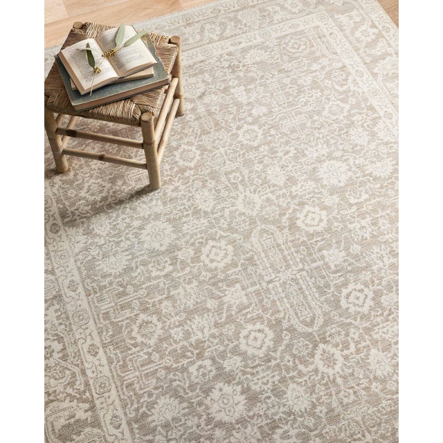 Textile Amber Lewis x Loloi Zuma Sand / Stone 5'-3" x 7'-9" Area Rug For Sale - Image 7 of 8