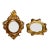 Mid-Century Italian Giltwood Florentia Accent Mirrors - A Pair For Sale