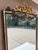 Late 20th Century Italian Giltwood Mirror With Blue Painted Details and Floral Swags For Sale - Image 10 of 12