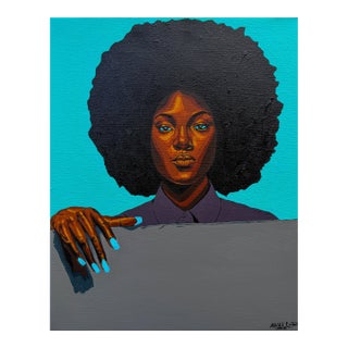 The Silent Guarde, 2, Acrylic Painting by Emmanuel Akolo. (2026) For Sale