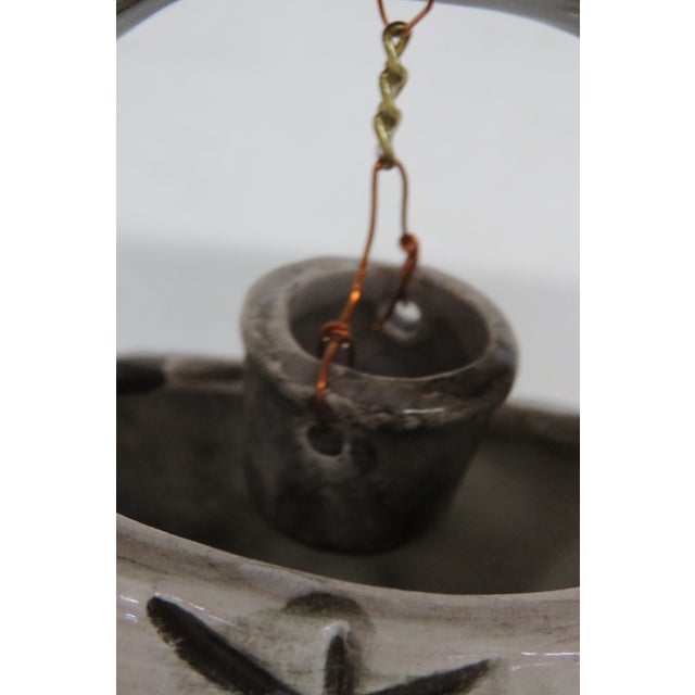 Hand Painted Porcelain Ceramic Wishing Well With Hanging Bucket Figurine 5047c For Sale - Image 13 of 15