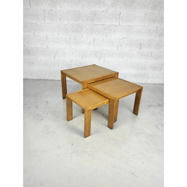 1960s Wooden Coffee Tables 777 Model by Afra E Tobia Scarpa for Cassina, 1960s, Set of 3 For Sale - Image 5 of 11