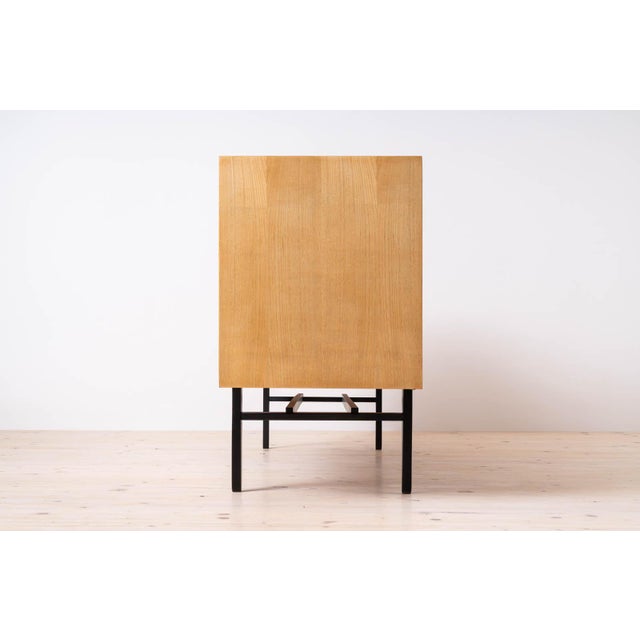 Black Mid-Century Modern Sideboard by Frantisek Mezulanik for Up Závody, 1960s For Sale - Image 8 of 10