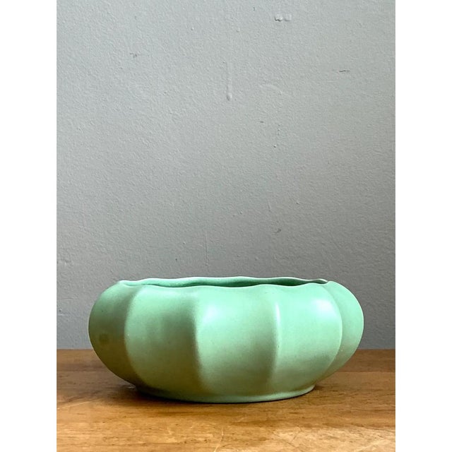Mid-Century Modern Vintage Haeger Sculptural Ceramic Bowl For Sale - Image 3 of 12