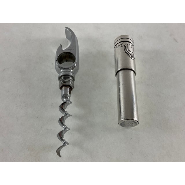 1960s Georg Jensen Sterling Silver Bottle Opener & Cork Screw. For Sale - Image 15 of 17