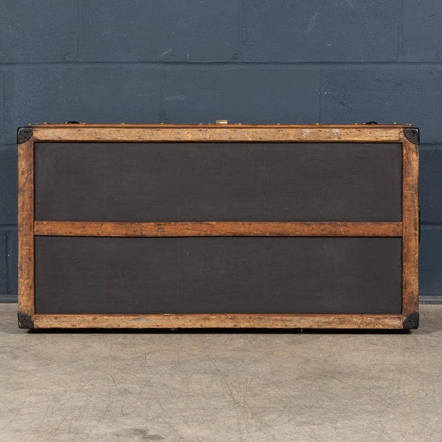 19th Century Antique Louis Vuitton Trunk in Damier Canvas, France, 1890 For Sale - Image 9 of 18