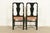 Eldred Wheeler Early American Green Lacquered Rush Seat Dining Chairs, Set of Six For Sale - Image 10 of 11