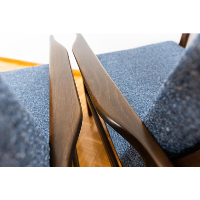 Set of Mid-Century Club Chairs by Zenon Bączyk, 1960s For Sale - Image 14 of 17