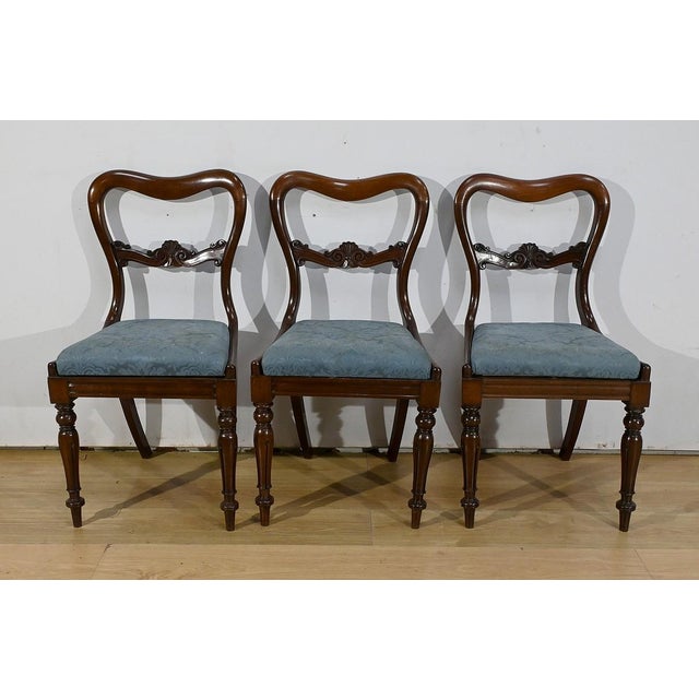 2nd Part 19th Century English Mahogany Chairs, England, Set of 6 For Sale - Image 4 of 18