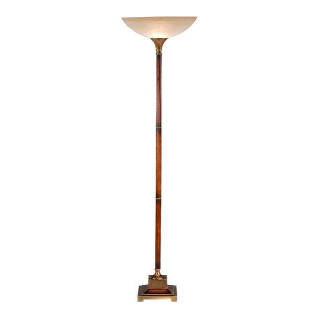 Wildwood Torchiere Of Wood For Sale