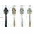Blooming with charm, each spoon in this set of four is wrapped in a vibrant garden print, turning everyday dining into a...