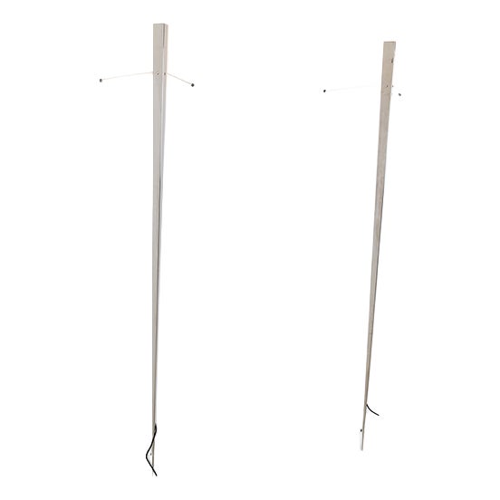 Torchere Wall Lights by Gilles Derain for Lumen Center, 1990s, Set of 2 For Sale