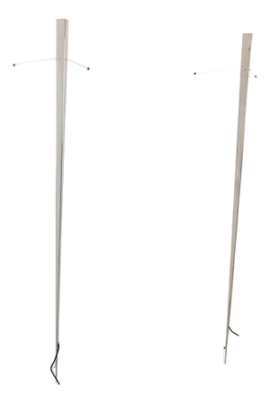 Torchere Wall Lights by Gilles Derain for Lumen Center, 1990s, Set of 2