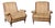 Vintage Regency Italian Velvet Armchairs, 1950s, Set of 2 For Sale