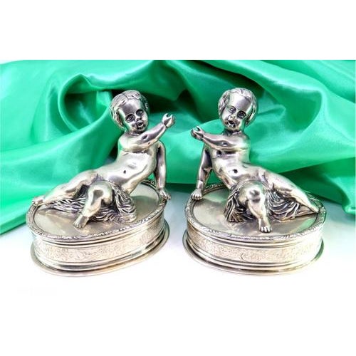 Silver Putties in Elliptical Shapes For Sale - Image 10 of 10