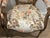 Vintage Louis XVI Style Carved Wood Fauteuil Armchairs in Floral Chinoiserie Upholstery - A Pair For Sale - Image 12 of 18