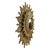 Mid-Century Modern Gold Sun Mirror Two Levels Convex Mirror Sunburst, 1960s For Sale - Image 3 of 15