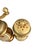 Ruby Red Vintage Italian Baroque Revival Gilt Salt Shaker and Pepper Mill For Sale - Image 8 of 11
