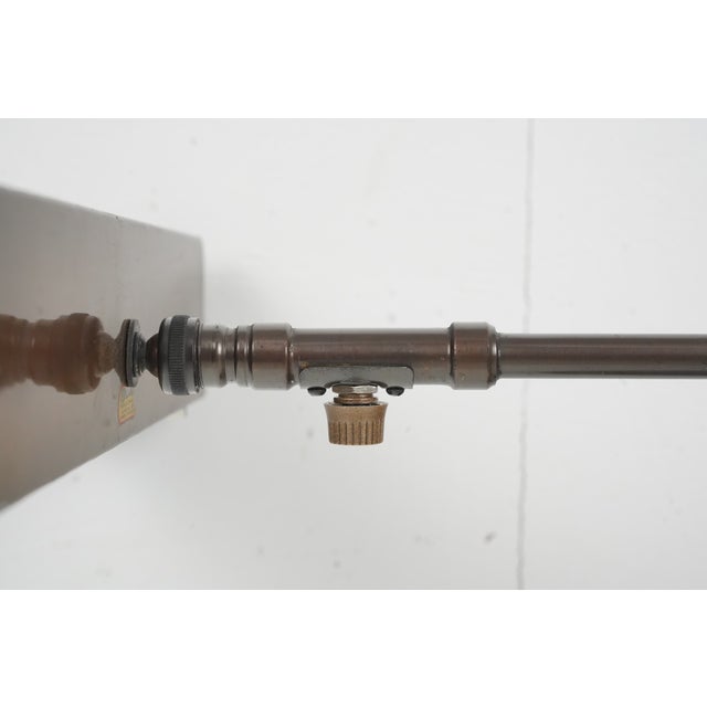 Restored Vintage Emerlite Bankers Desk Lamp For Sale - Image 6 of 11