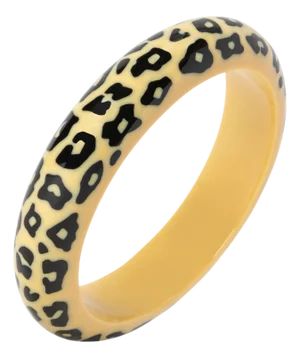 Miriam Salat Jungle Backlit Resin 70s Style Slip On Bangle