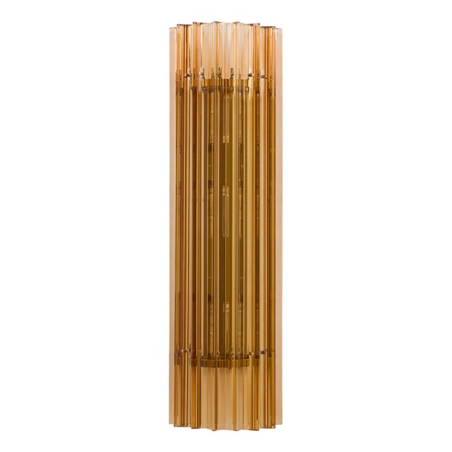 Large Amber Amaro Wall Light from Pure White Lines For Sale