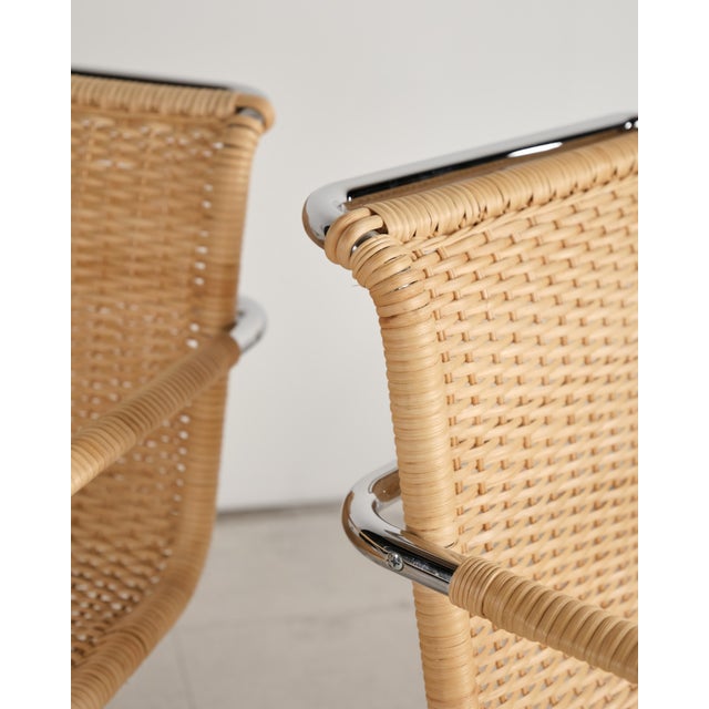 MR 20 Chairs in Turbular Steel by Mies Van Der Rohe for Thonet, Set of 4 For Sale - Image 14 of 18