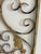 Vintage 36" Wrought Iron Scroll Wall Panel With Cast Leaf Accents For Sale - Image 16 of 17