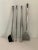 Cast Aluminum Fuego Fireplace Tools - 5 Pieces For Sale - Image 4 of 13