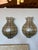 Modern Pair of Capiz Shell and Brass Wall Sconces Large, 1970s For Sale - Image 3 of 10