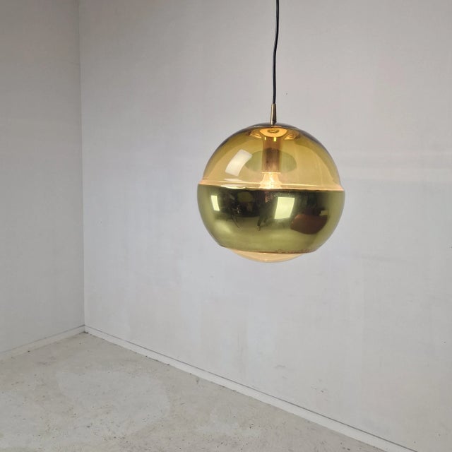 Mid-Century Modern Pendant attributed to Peill & Putzler, Germany, 1970s For Sale - Image 12 of 12