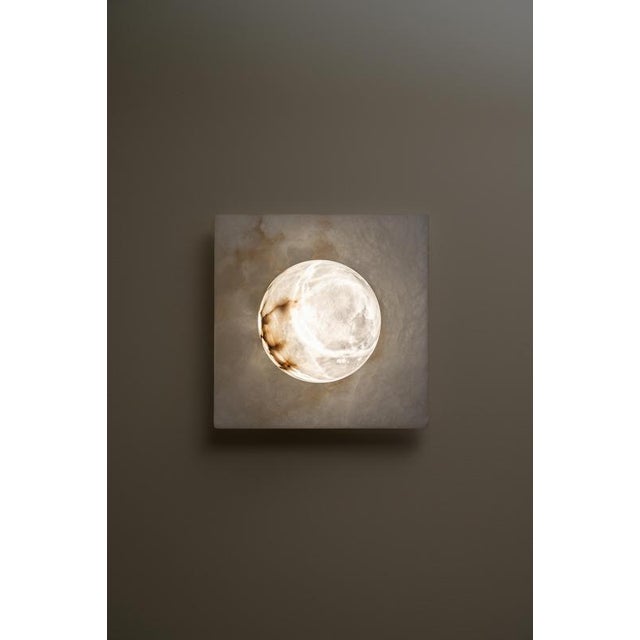 Not Yet Made - Made To Order BX2 Wall Lamp by United Alabaster For Sale - Image 5 of 8