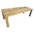 Impressive solid teak dining table hand made from eight 4” x 4” reclaimed teak logs. Finished with a natural oil revealing...
