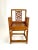 Pair of fine early 20th century bamboo armchairs with lattice style pattern. Old bamboo furniture is much rarer than the...