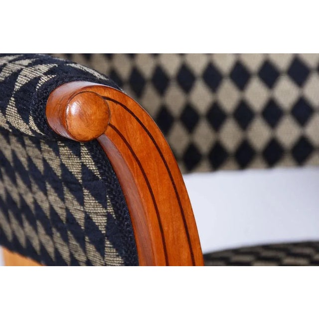 Biedermeier Armchair in Cherrywood and Ebony, Vienna, Austria, 1820s For Sale - Image 9 of 12