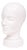 White Ceramic Mannequin Head, Germany, 1970s For Sale